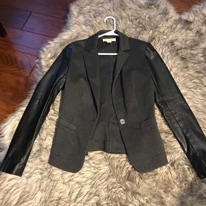 Michael Kors Grey and Black Blazer